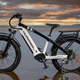 A photo of the black and white Hummer E Bike.